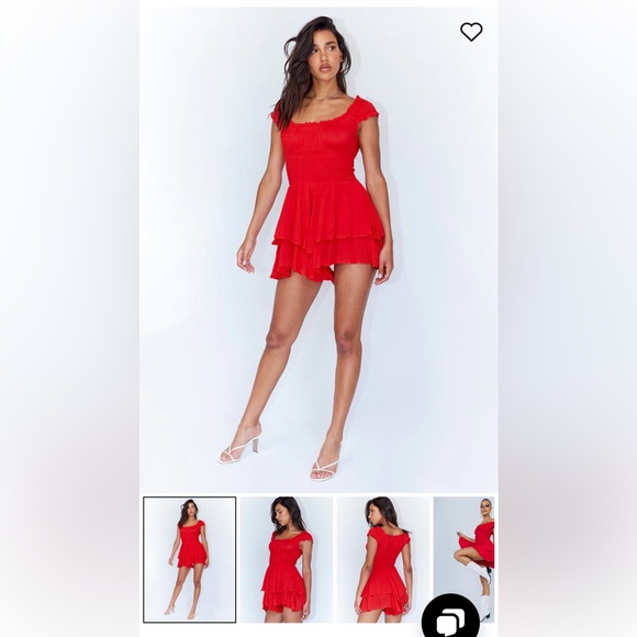 Princess Polly Love Galore Romper/Playsuit (size 10) - Picture 6 of 7